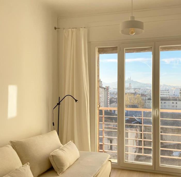 Vue Mer Et Et Notre Dame Centre Ville Avec Balcon Et Parking Marseille Bagian luar foto